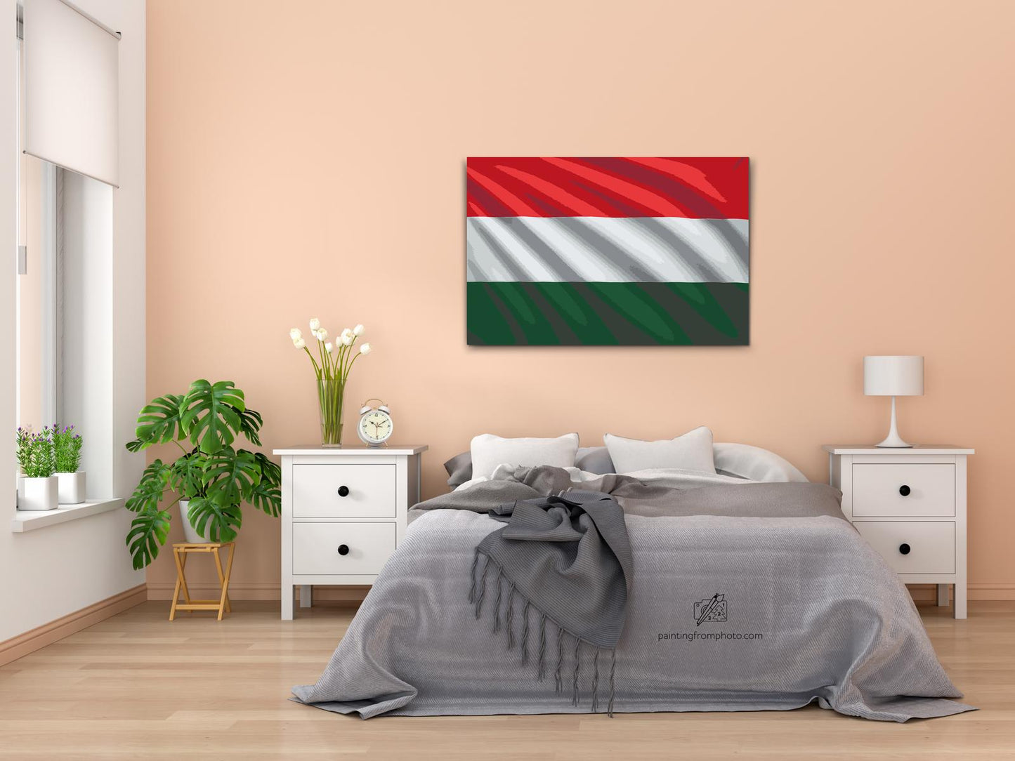 Paint by Numbers - Ungarsk flag