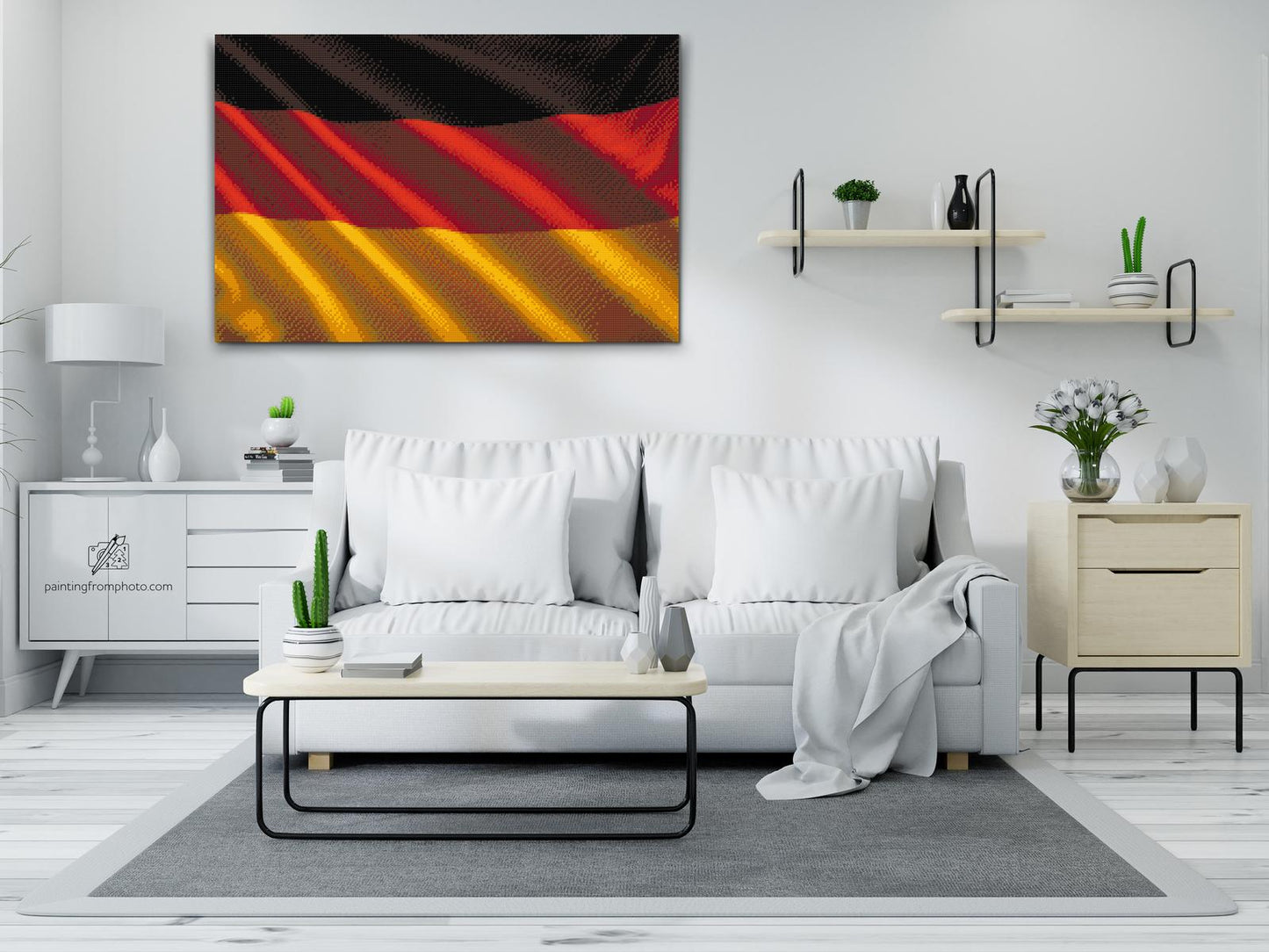 Diamond Painting - Tysk flag