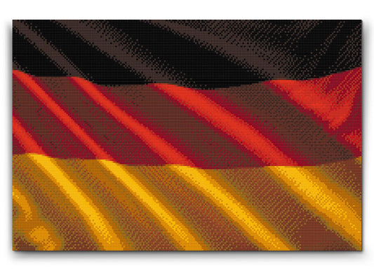 Diamond Painting - Tysk flag