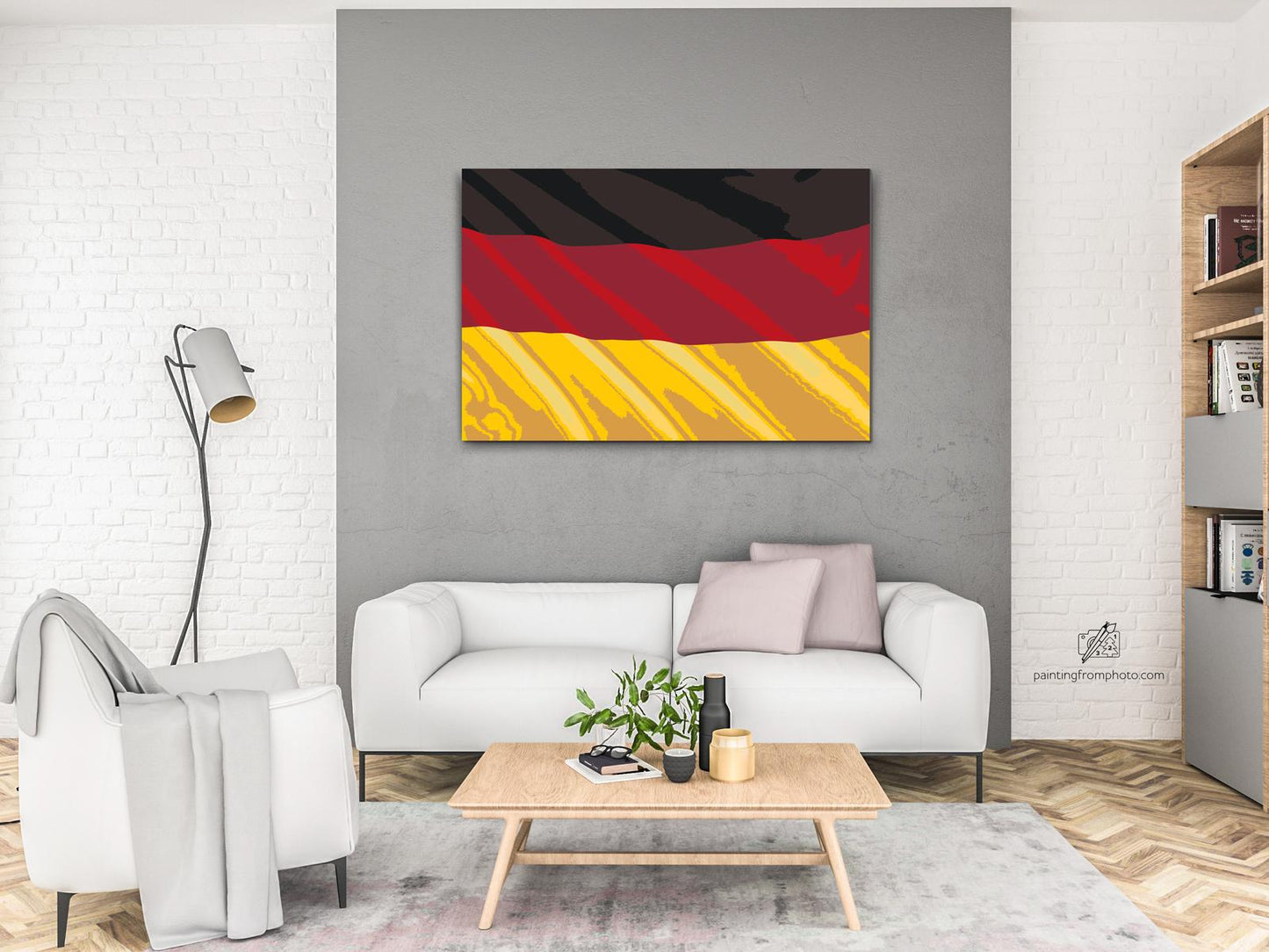 Paint by Numbers - Tysk flag