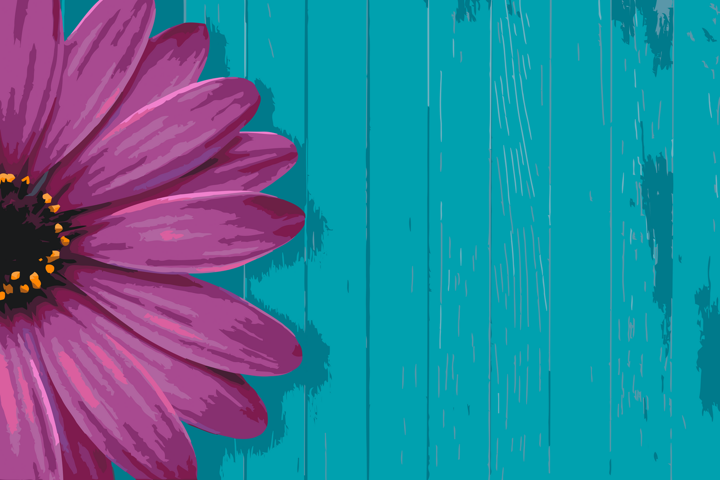 Paint by Numbers - Lilla Gerbera