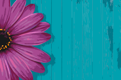 Paint by Numbers - Lilla Gerbera