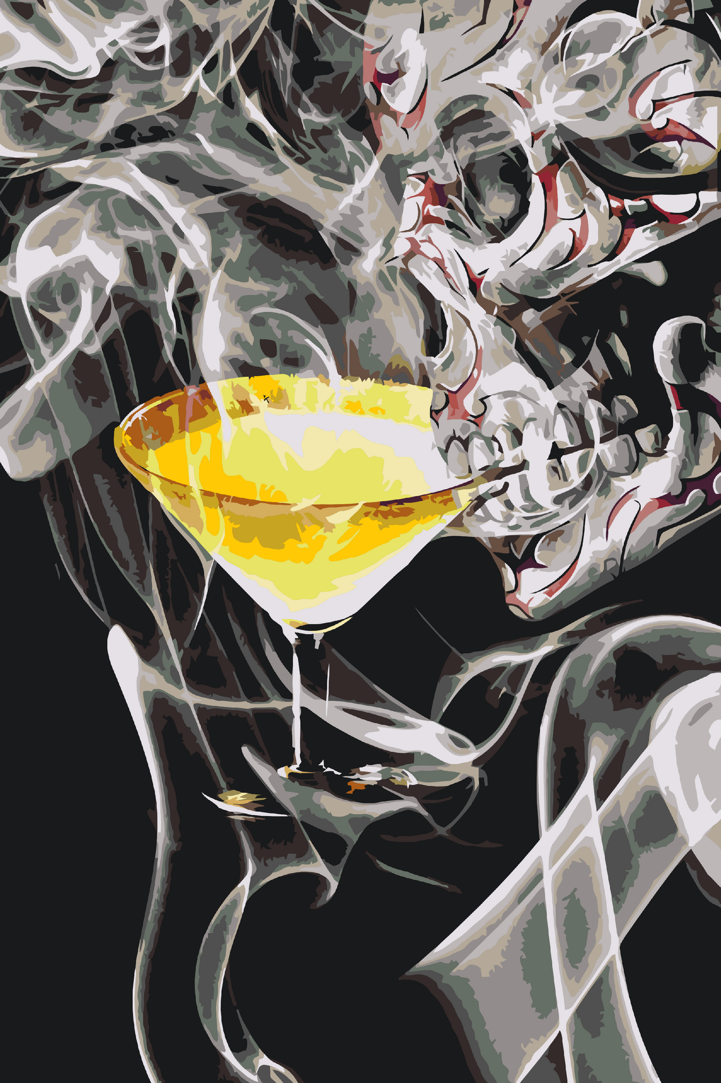 Paint by Numbers - Død Martini