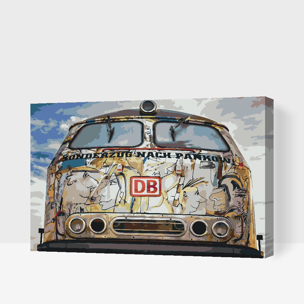 Paint by Numbers - Deutsche Bahn-tog