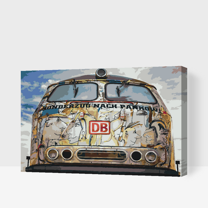 Paint by Numbers - Deutsche Bahn-tog