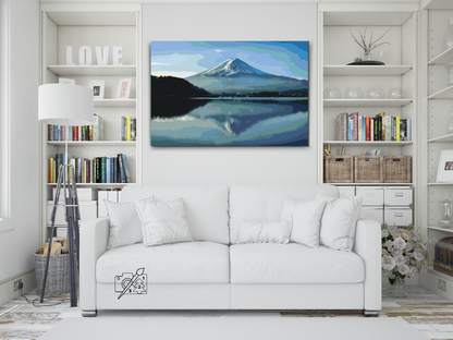 Paint by Numbers - Fuji-bjerget