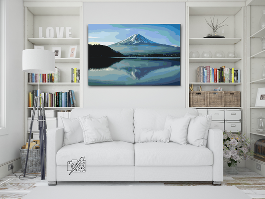 Paint by Numbers - Fuji-bjerget