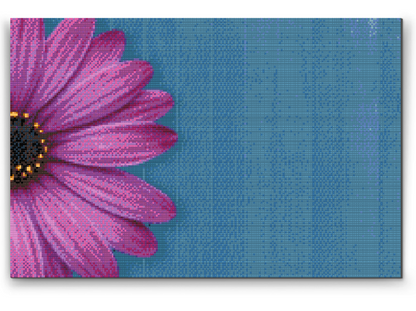 Diamond Painting - Lilla Gerbera