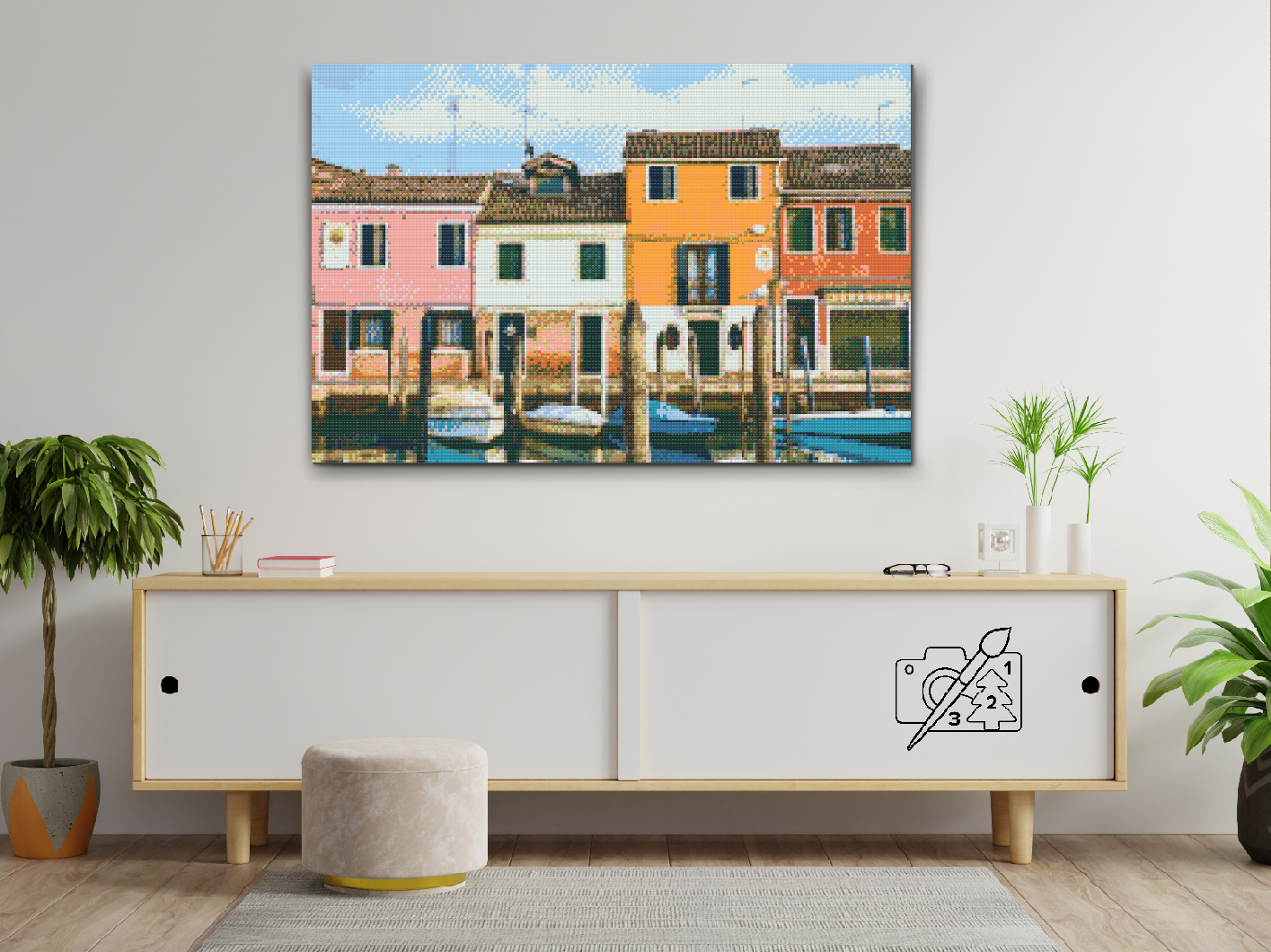 Diamond Painting - Venedig-husene