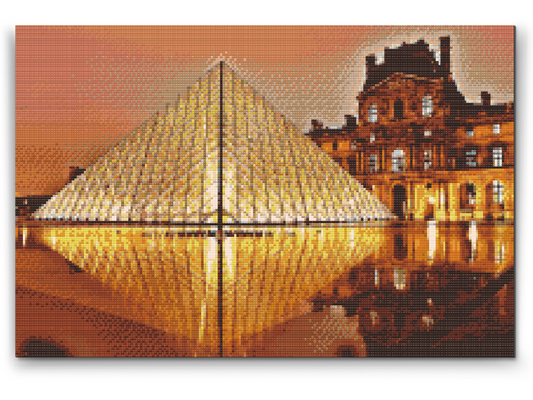 Diamond Painting - Louvre-museet