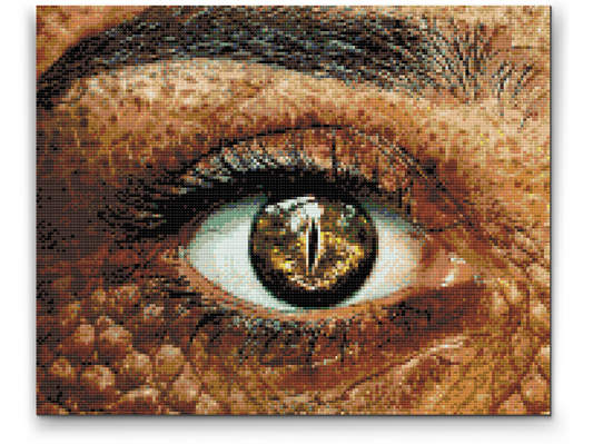 Diamond Painting - Krokodilleøje