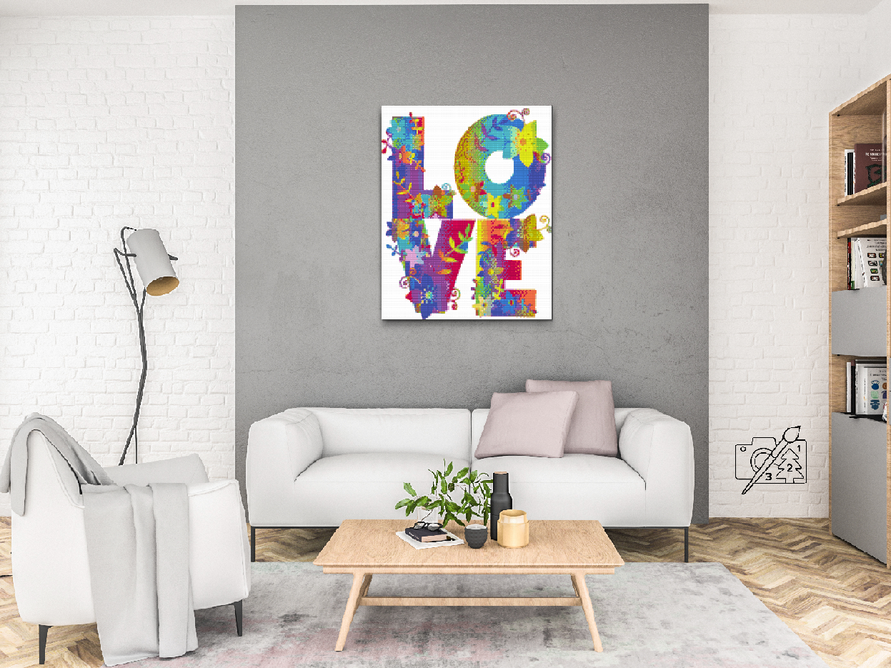 Diamond Painting - Mandala13 Kærlighed