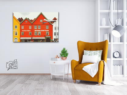 Diamond Painting - Bryggen, Norge