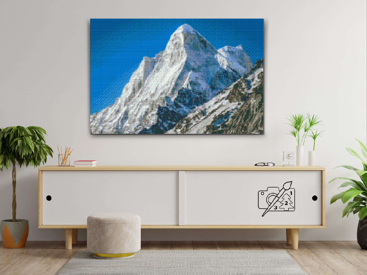 Diamond Painting - Sneklædte Bjerge