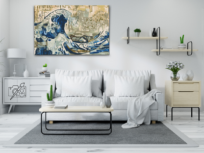 Diamond Painting - Bølge i havet