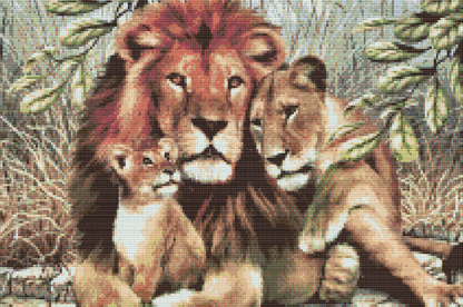 Diamond Painting - Løvernes Konge
