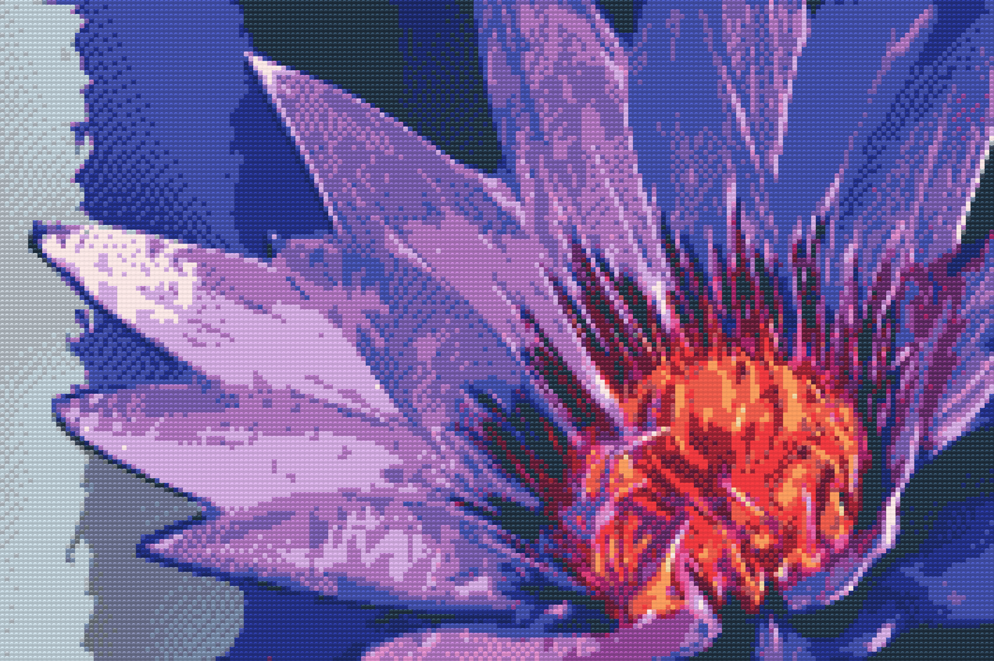 Diamond Painting - Malet blomst
