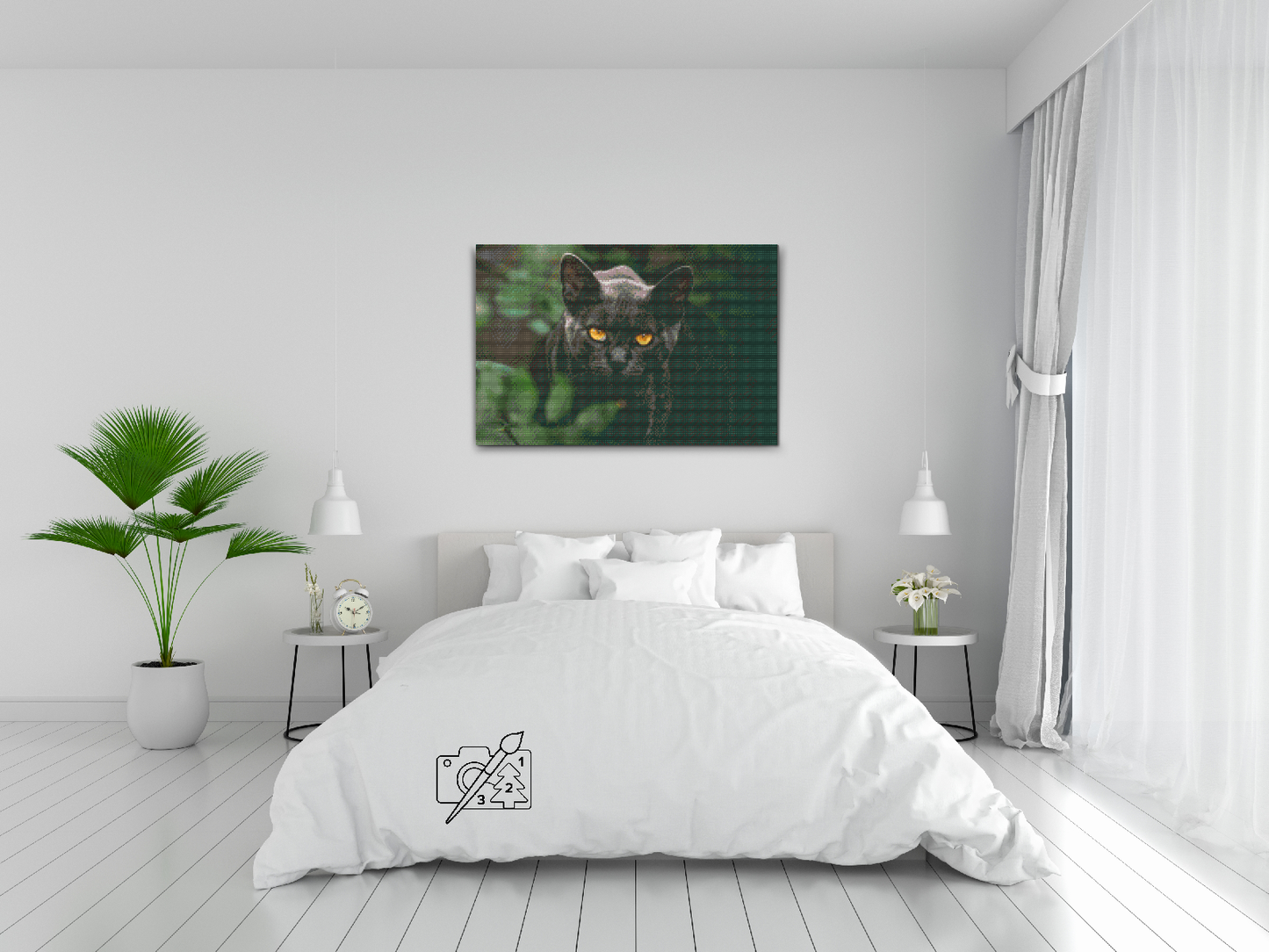 Diamond Painting - Sort Kat