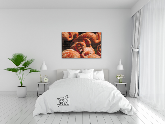 Diamond Painting - Flamingos 2