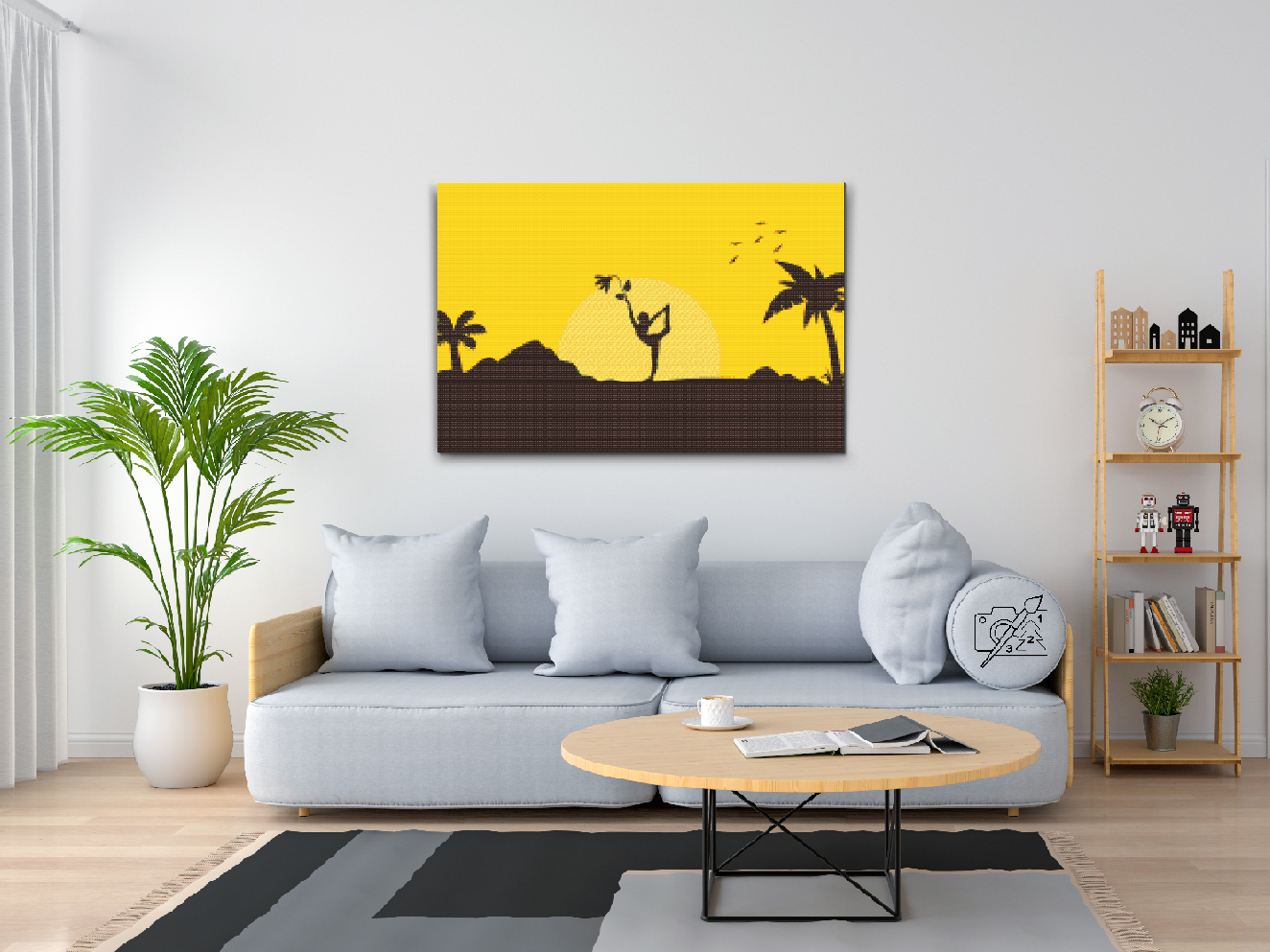 Diamond Painting - Yoga ved solopgang