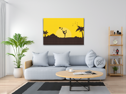 Diamond Painting - Yoga ved solopgang