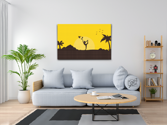 Diamond Painting - Yoga ved solopgang