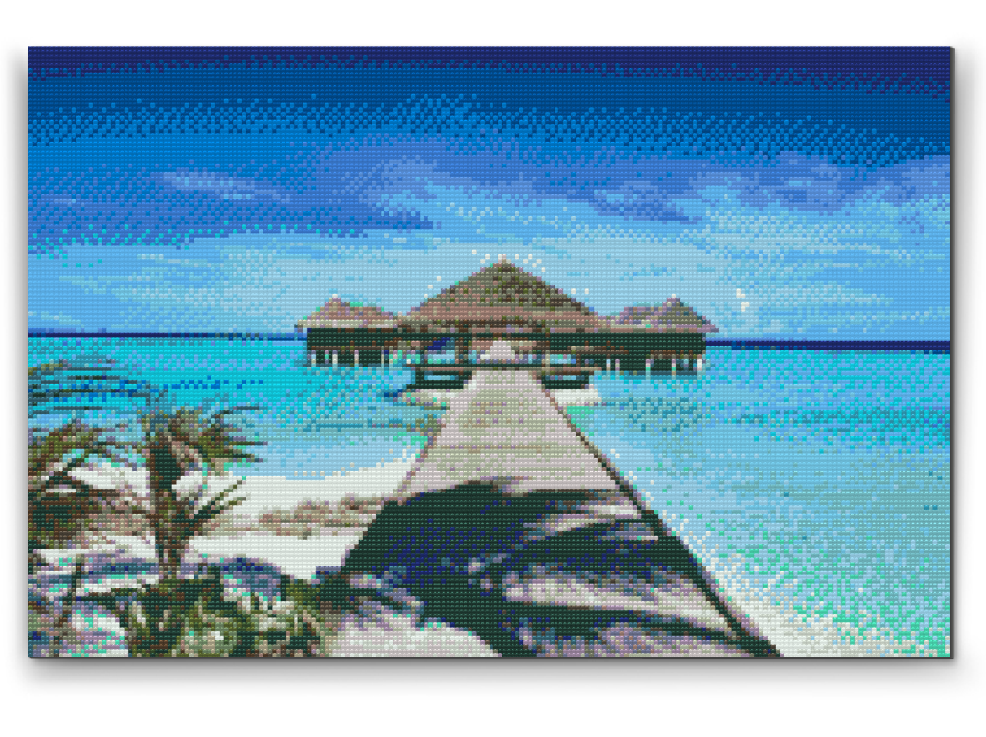 Diamond Painting - Hvile ved havet