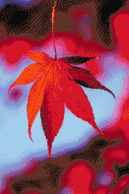 Diamond Painting - Ahornblad