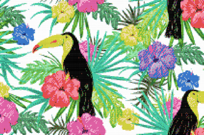 Diamond Painting - Tropisk tukan