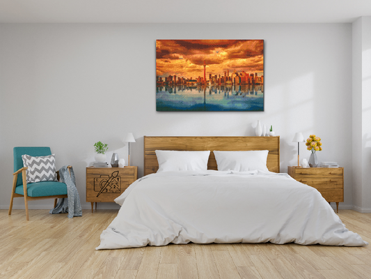 Diamond Painting - Toronto ved skumring