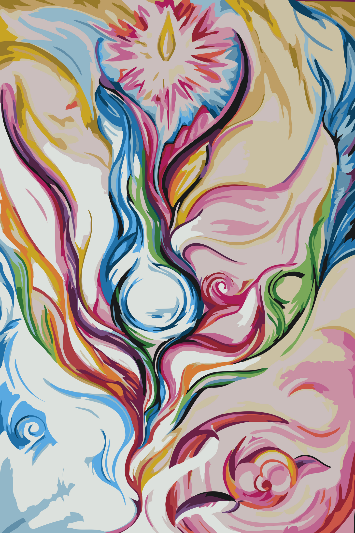 Paint by Numbers - Kunstmaleri