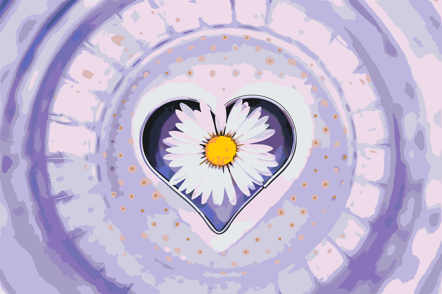 Paint by Numbers - Margueritt i hjertet