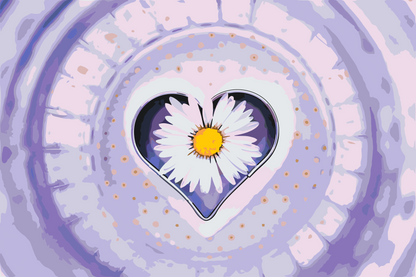 Paint by Numbers - Margueritt i hjertet
