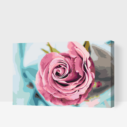 Paint by Numbers - Head of Rose