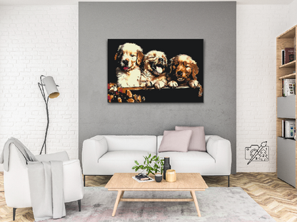 Paint by Numbers - Retriver Puppies