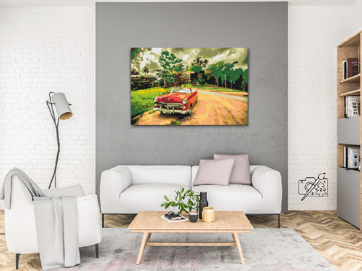 Paint by Numbers - Tur i Cabriolet