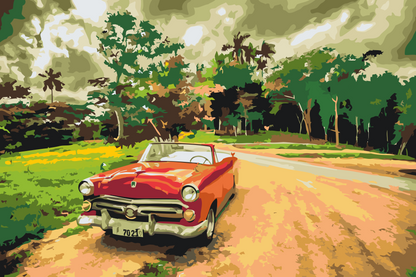 Paint by Numbers - Tur i Cabriolet