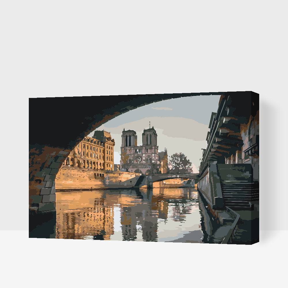 Paint by Numbers - Katedralen Notre-Dame
