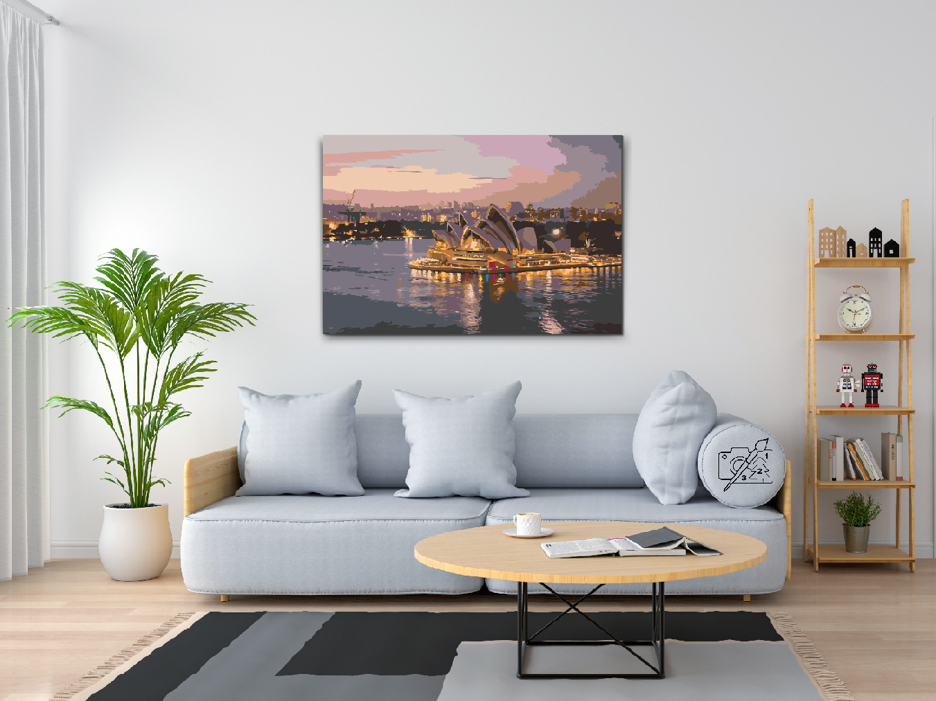 Paint by Numbers - Night Sydney Opera House