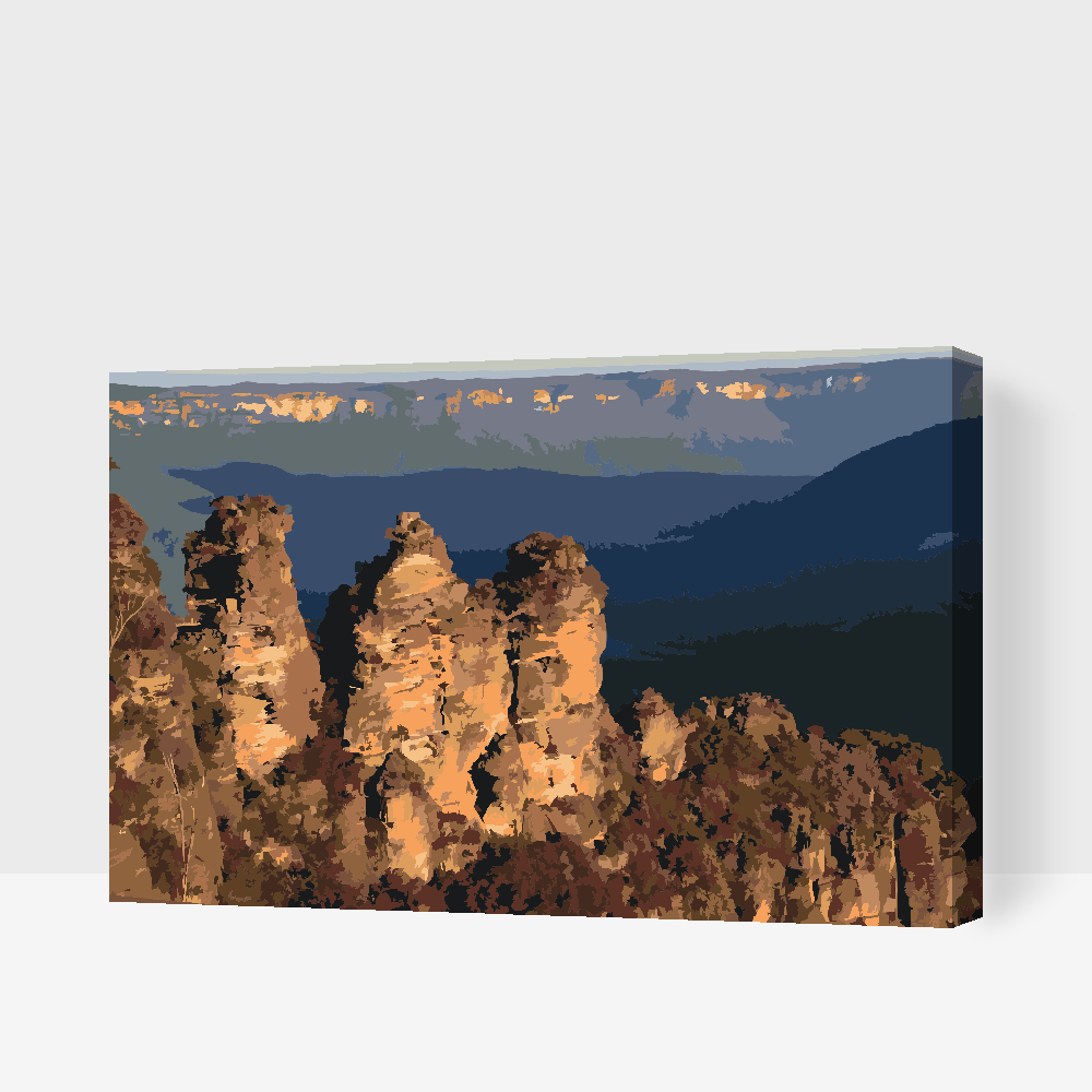 Paint by Numbers - Blue Mountains, Australien