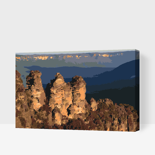 Paint by Numbers - Blue Mountains, Australien