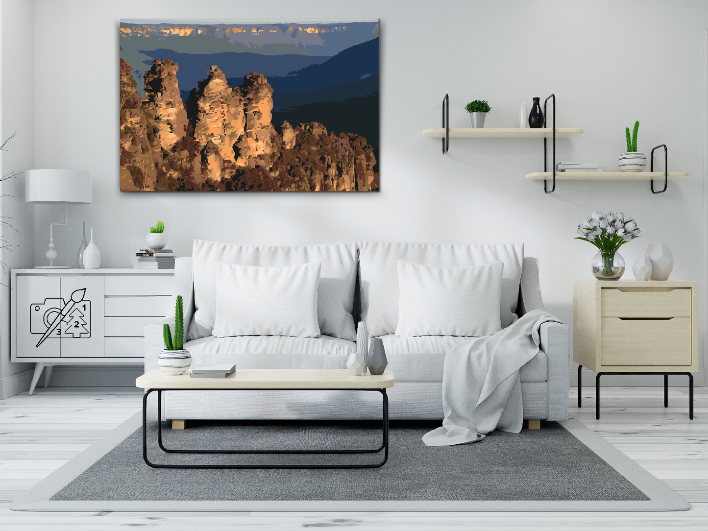 Paint by Numbers - Blue Mountains, Australien