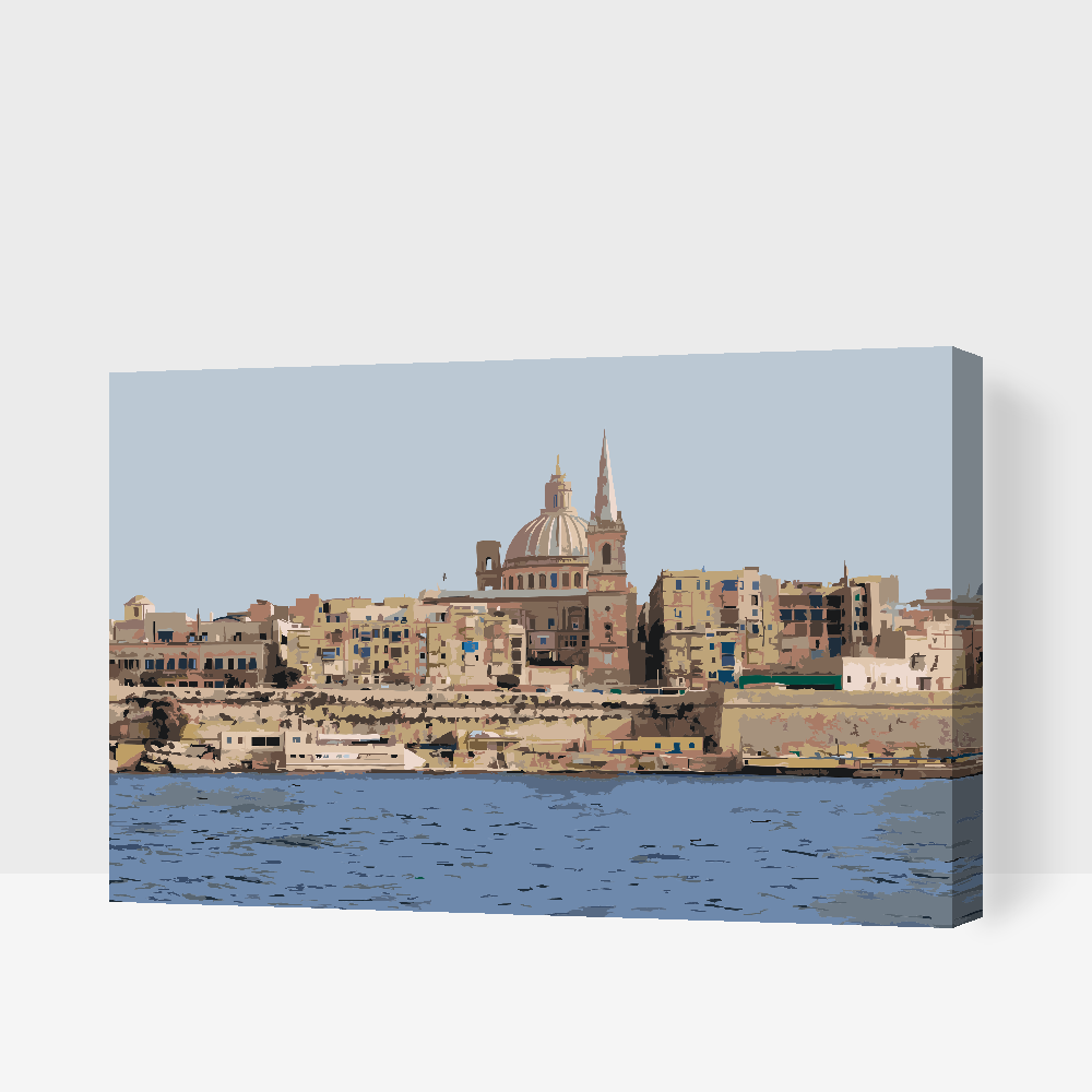 Paint by Numbers - Valletta, Malta