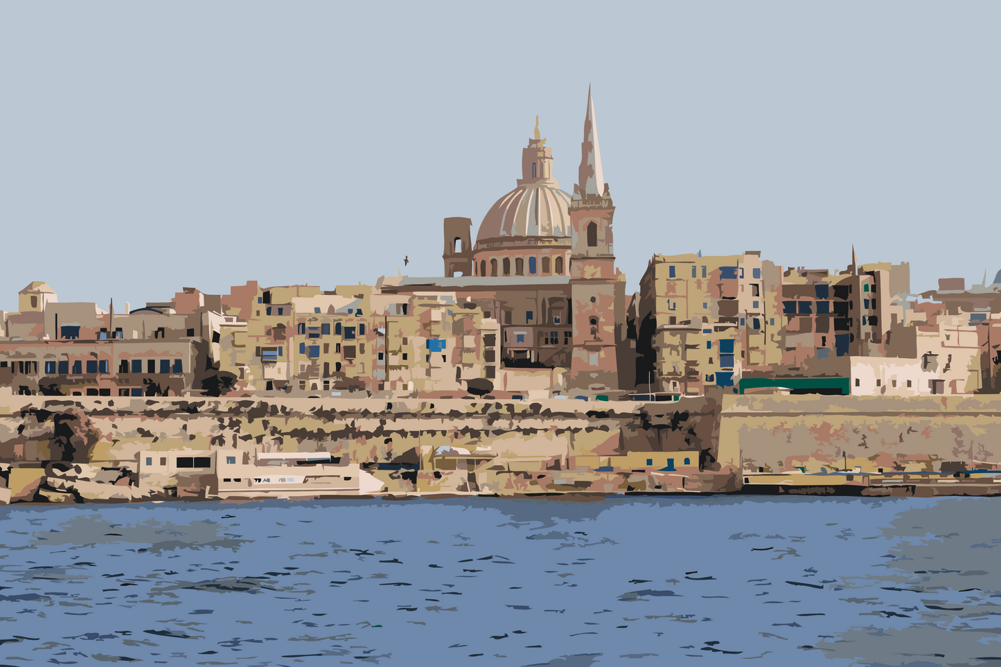 Paint by Numbers - Valletta, Malta