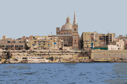 Paint by Numbers - Valletta, Malta