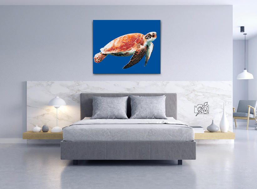 Paint by Numbers - Havskildpadde