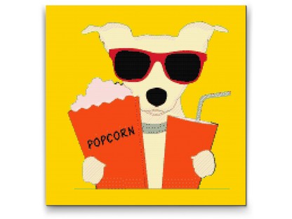 Diamond Painting - Popcorn Dog
