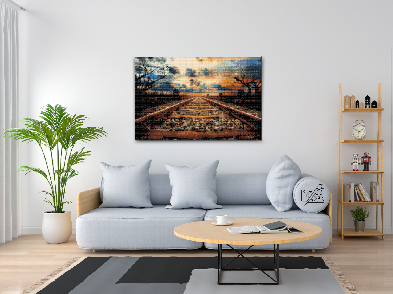 Diamond Painting - Jernbanespor