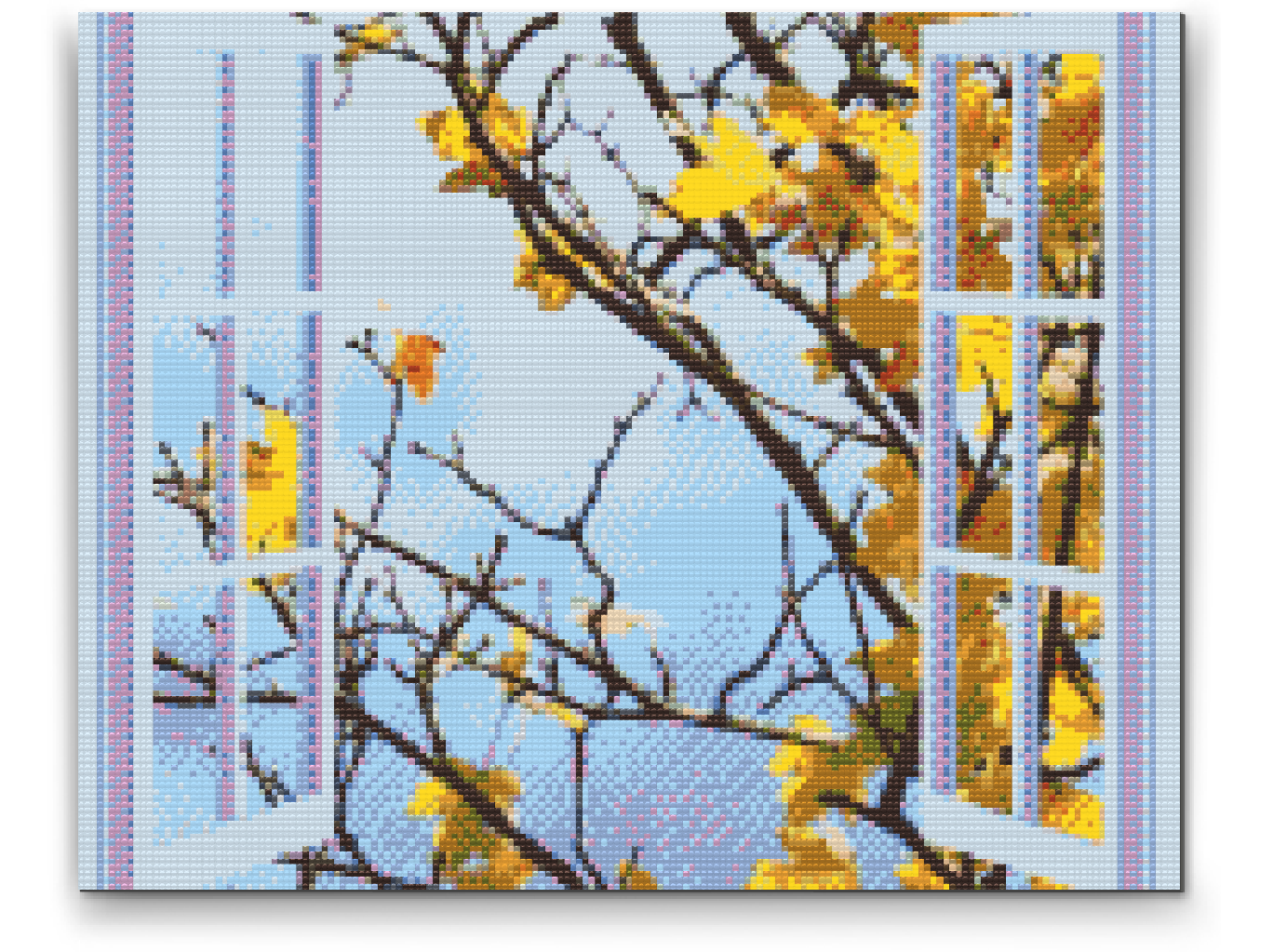 Diamond Painting - Efterårsvinduet