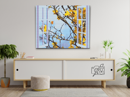 Diamond Painting - Efterårsvinduet